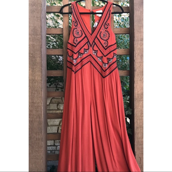 Anthropologie Maeve Wide-Leg Desert Jumpsuit NWT - Picture 4 of 8